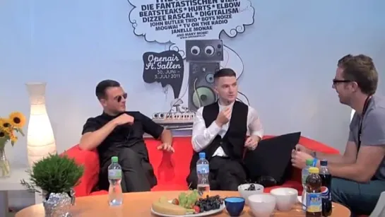 Swisscom Talk with Hurts at Openair St. Gallen (2nd July 2011)