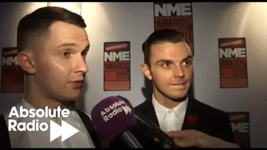 Hurts interview at NME Awards 2011 (Absolute Radio)