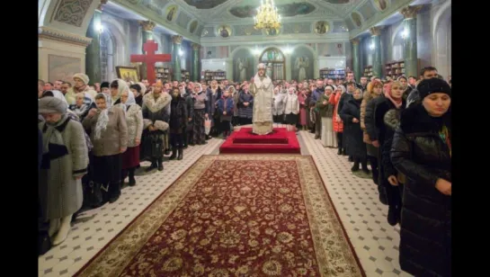 Рождественская служба, Христорождественский собор, Рязань