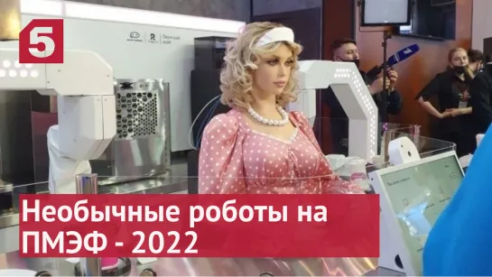 Как необычные роботы развлекают гостей ПМЭФ-2022