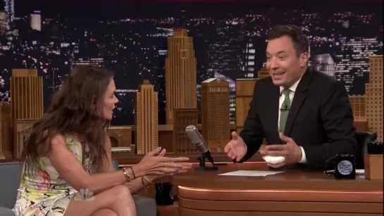 Katie Holmes - Jimmy Fallon (2015)