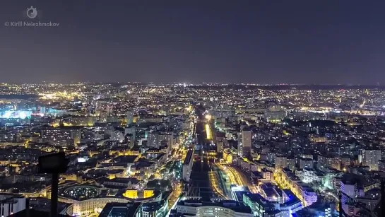 Paris TimeLapse in Motion (Hyperlapse by Kirill Neiezhmakov)