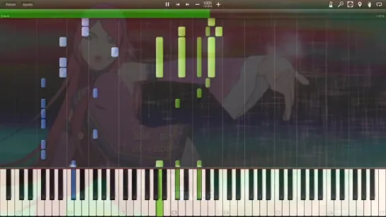 [OP]: Naruto Shippuuden Opening 3 - Synthesia Piano