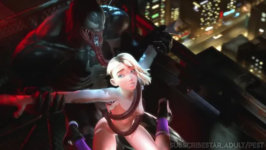 3D - [HENTAI] - Spider Gwen fucked by Venom