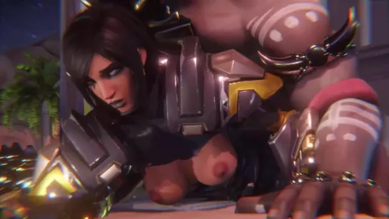 3D - [HENTAI] - Pharah and Doomfist [Overwatch]