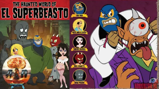 Призрачный мир Эль Супербисто / The Haunted World of El Superbeasto (2009) 720HD 18+