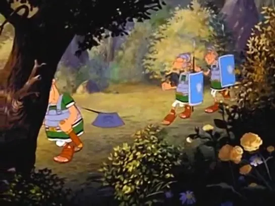 Большой бой Астерикса / Astérix et le coup du menhir (1989)