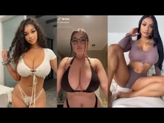 TikTok Busty Babes Big Boobs Compilation