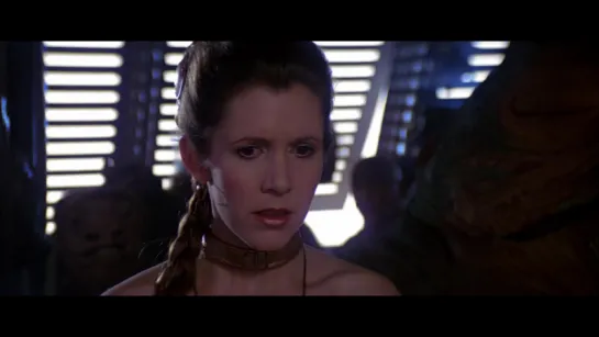 Carrie Fisher Sexy - Star Wars: Episode VI - Return Of The Jedi (1983) 1080p