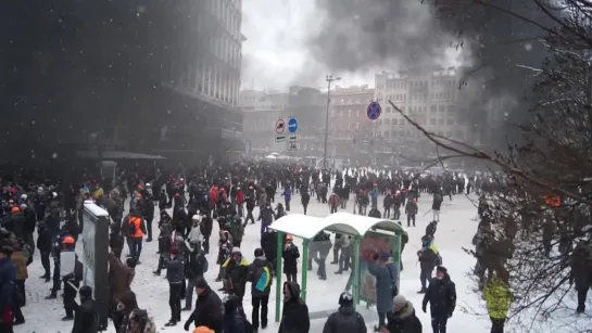 💥‼️Публикуется впервые: 22.01.2014 Киев. Майдан и Грушевского • Kiev: Maidan, Grushevskogo