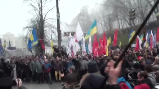 Митинг у Кабинета министров 24/11/2013.Как развивалась и к чему привела вторая украинская революция