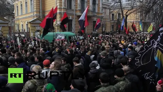 Киев. Националисты. Митинг против киевского режима