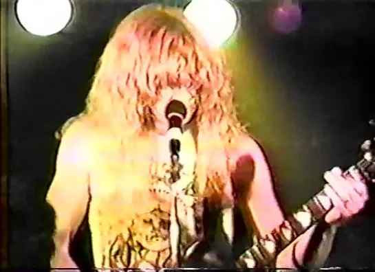 MEGADETH -  Live at Token Lounge, Detroit, 1986-10-28