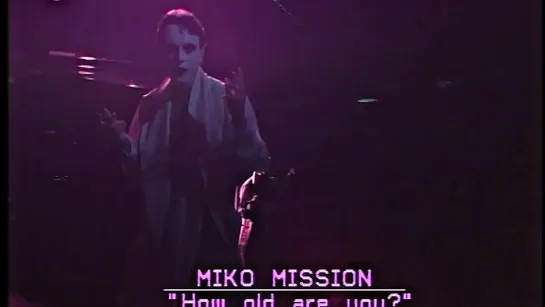 Miko Mission - How old are you ? ( live, Angel Casas Show, 1985 )