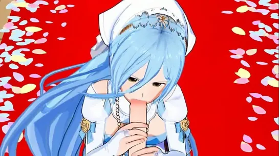 Fire Emblem - Azura Blowjob + Rides Dick