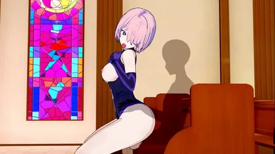 Fate_Grand Order - Mash Kyrielight Titty Fuck Hentai