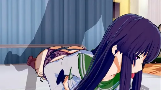 Highschool of the Dead - Saeko Busujima Doggystyle Hentai