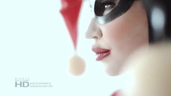 Sexy Harley Quinn Cosplay Latex