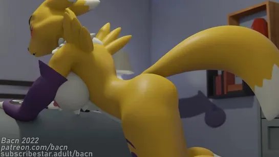 [Digimon Tamers] Renamon e Impmon transam telepaticamente