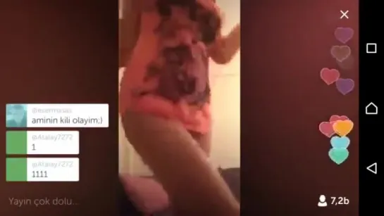 Показывает свои прелести в periscope   Sexy girl in periscope show her beauty