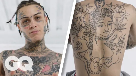 Lil Skies рассказал про свои татуировки (Переведено сайтом Rhyme.ru)