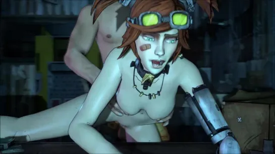 Gaige over table (Borderlands sex)