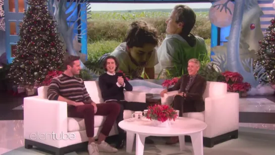 Armie Hammer and Timothée Chalamet Talk Passionate First Rehearsal RUS SUB