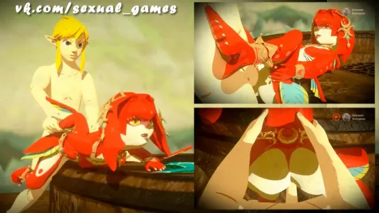 Mipha Spend Some Time Together (The Legend of Zelda sex)