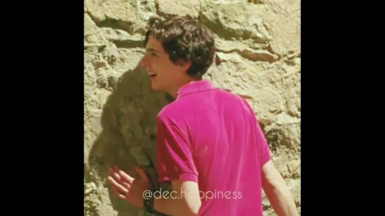 Elio is happy