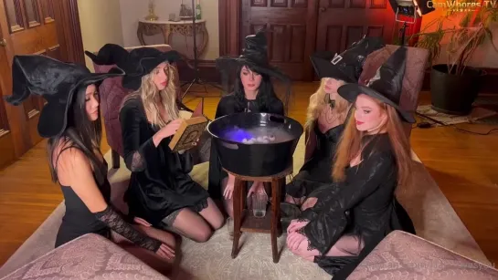 Witch Halloween Lesbian Orgy