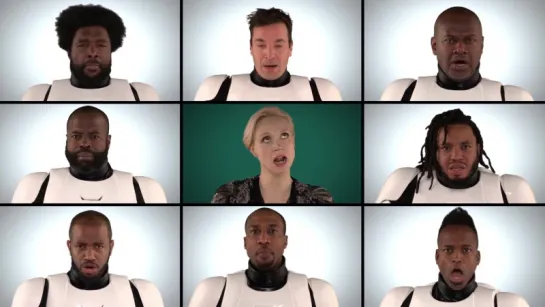 Jimmy Fallon, The Roots  “Star Wars׃  The Force Awakens“ Cast Sing “Star Wars“ Medley (A Cappella)