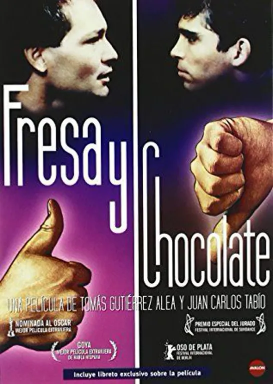 fresa y chocolate