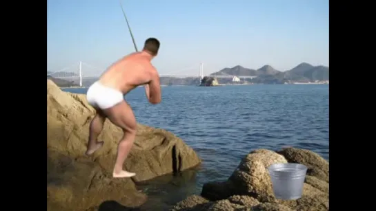 ♂♂♂♂♂♂GACHIMUCHI WRESTLE MAN FISHING♂♂♂♂♂♂