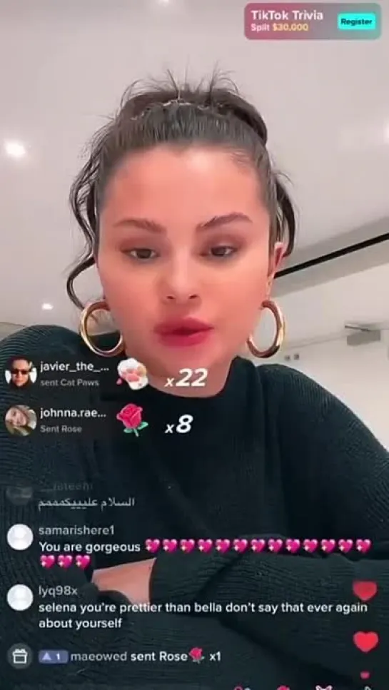 Selena via TikTok