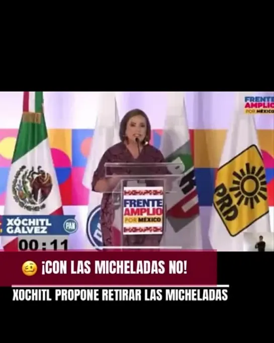 🥴 ¡Con las micheladas NO! Pinche BOTARGA Xóchitl Gálvez