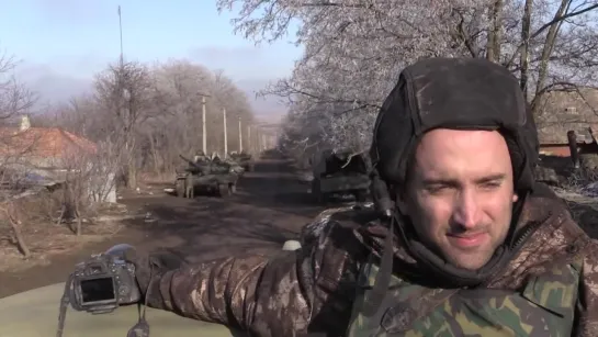 Донбасс 2015 - Leaving DPR _ LPR Positions by Debaltsevo Today