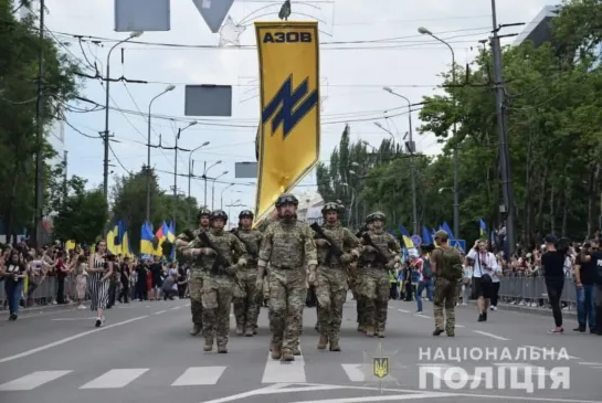 Нацисты «Азова» 12.06.2021 отметили семилетие оккупации Мариуполя