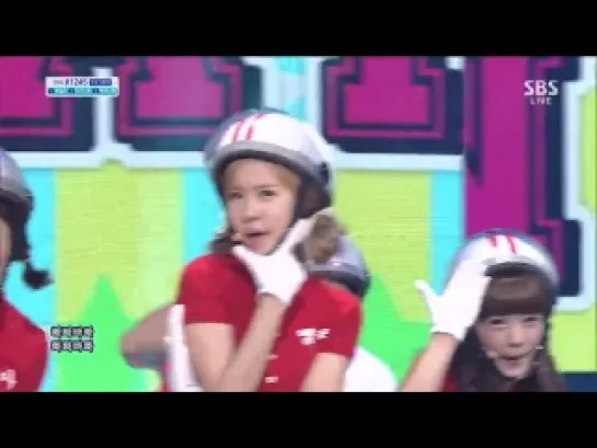 Crayon Pop - Bar Bar Bar @ Inkigayo 130728