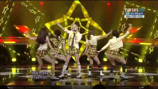 Girl's Day - Twinkle @ Inkigayo 110327