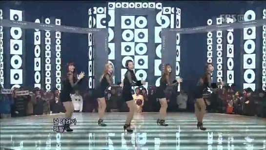 Wonder Girls - Be My Baby @ Inkigayo 111120