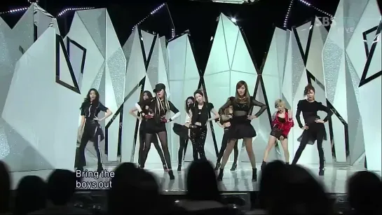 Girls Generation -The Boys @ Inkigayo 111023