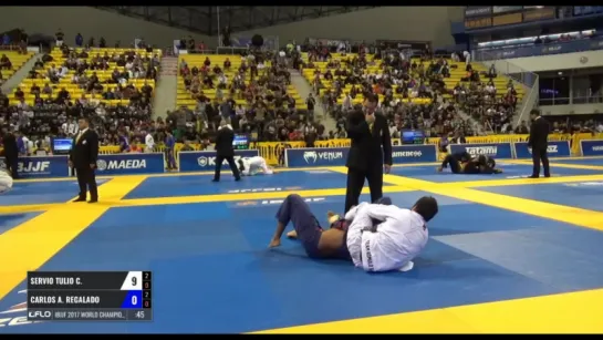 Servio Tulio C. vs Carlos A. Regalado IBJJF 2017 World Championships