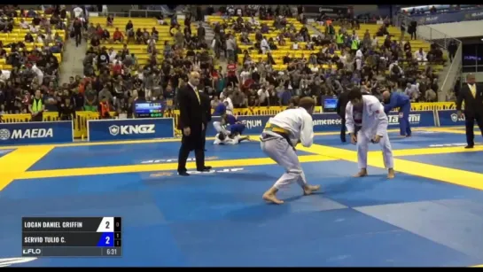 Logan Daniel Griffin vs Servio Tulio C. IBJJF 2017 World Championships