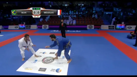 быстрый летающий рычаг Piter Silva vs Francois Moleslas #worldpro2016