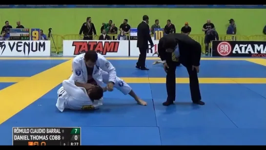 Romulo Barral vs Daniel Cobb Absolute 2016 IBJJF Europeans