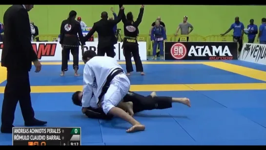 Romulo Barral vs Andreas Perales Absolute 2016 IBJJF Europeans