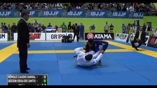 Romulo Barral vs Jackson Sousa Absolute 2016 IBJJF Europe