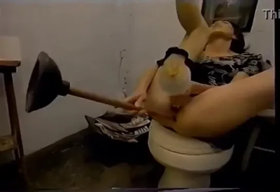 Toilet Very Deep Anal Insertion