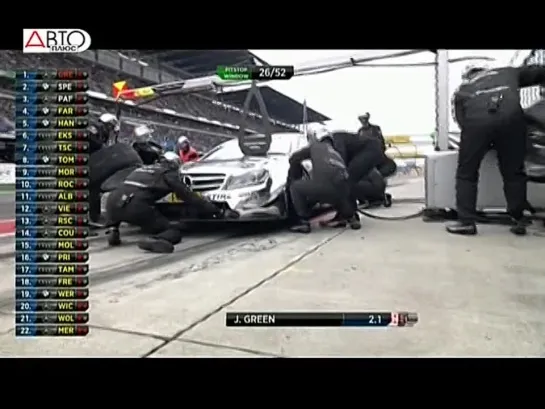 DTM 2012. Этап 2 - Лаузитц, часть 1