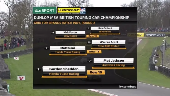 BTCC 2013. Этап 1 - Брэндс-Хэтч. Вторая гонка